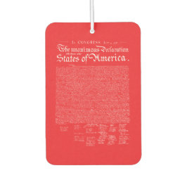 US Declaration of Independence Autolufterfrischer