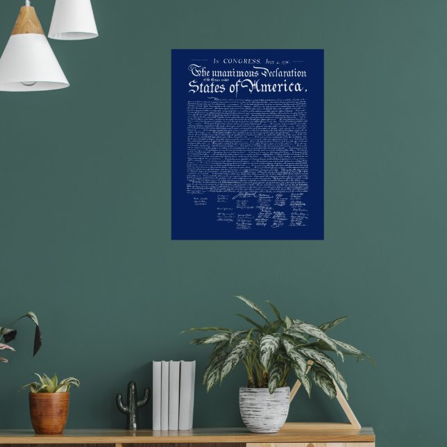 US Declaration of Independence Poster (Wohnzimmer 1)