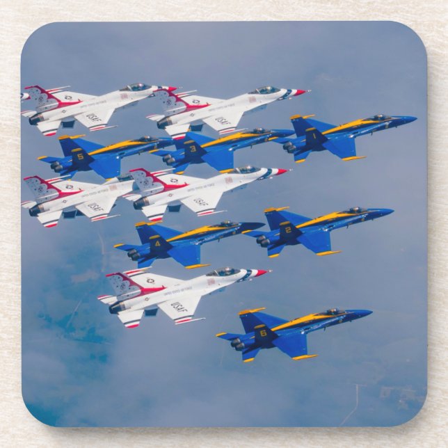 US DEMO TEAMS FORMATION! GETRÄNKEUNTERSETZER (Vorderseite)