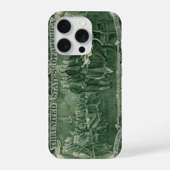 US-Dollar-Bill iPhone Hülle (Rückseite)