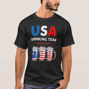 US Drink Team Funny Drink Beer Lover T-Shirt