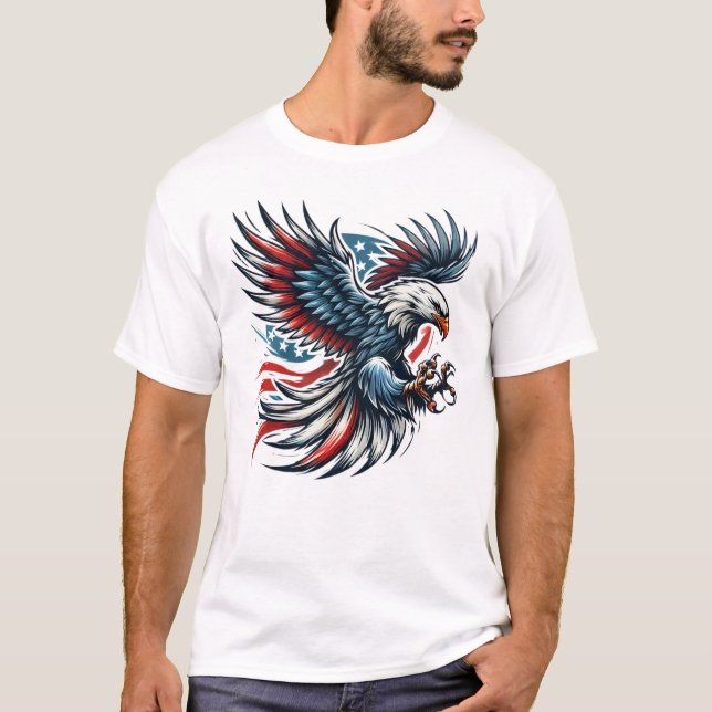 US EAGLE DESIGN T-Shirt (Vorderseite)
