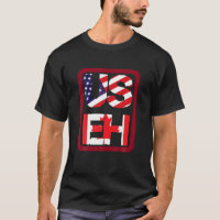 US EH American Canadian Flag Funny Joke Meme Zitat