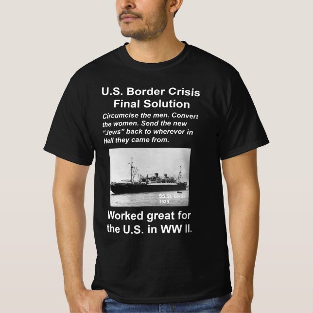 US-Einwanderungsbehörde weiß T-Shirt (Vorderseite)