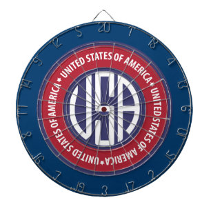 US-Emblem Dartscheibe