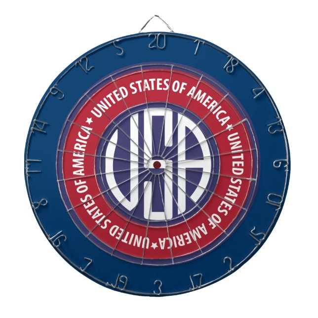 US-Emblem Dartscheibe (vorne)