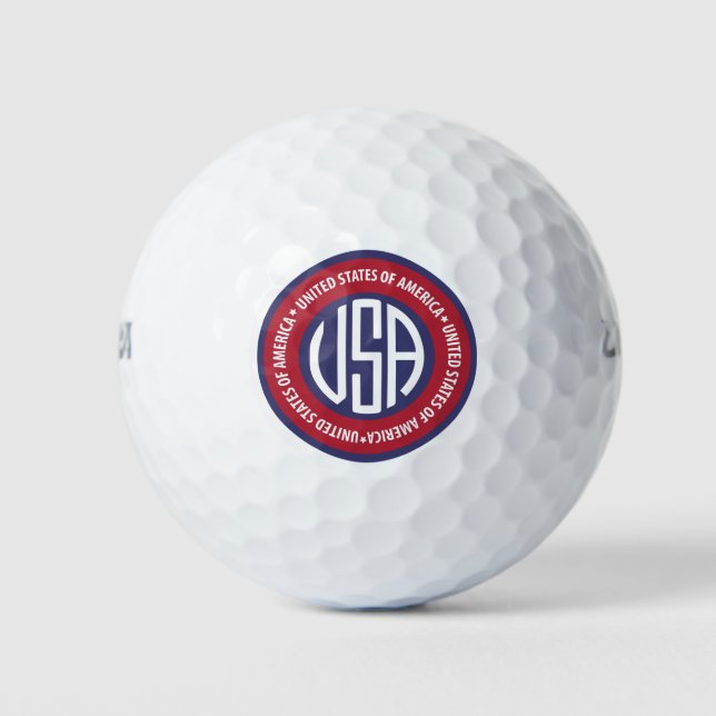 US-Emblem Golfball (Vorderseite)