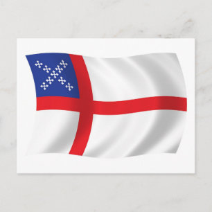 US-Episkopalkirche-Flagge-Postkarte Postkarte