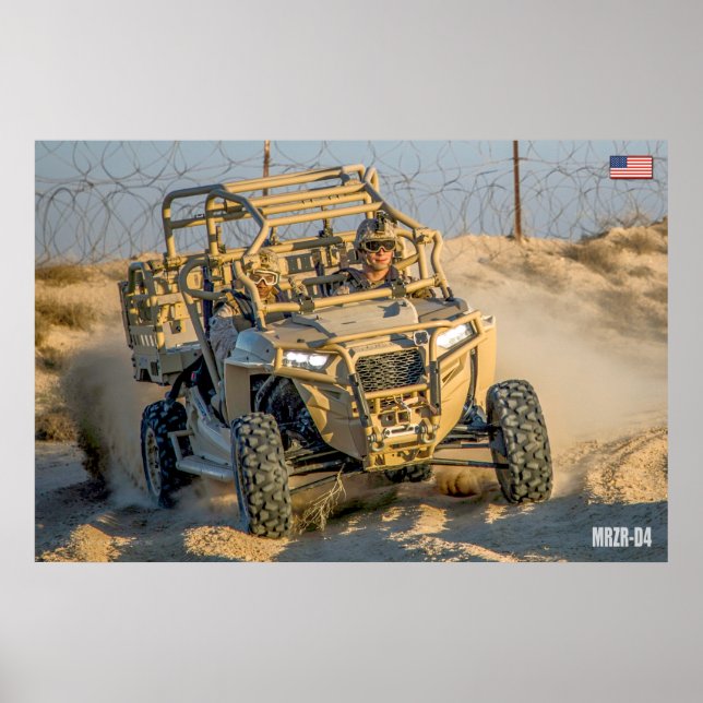 US-FAHRZEUGE MIT SONDERBETRIEB - MRZR-D4 POSTER (Vorne)