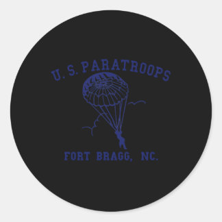 US-Fallschirmjäger Fort Bragg NC WW2 Runder Aufkleber
