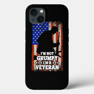 US Flag Im nicht Grumpy im a Veteran 116 Case-Mate iPhone Hülle