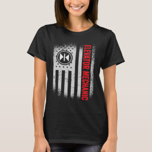 US-Flag-Mechanismus für Aufzug T-Shirt