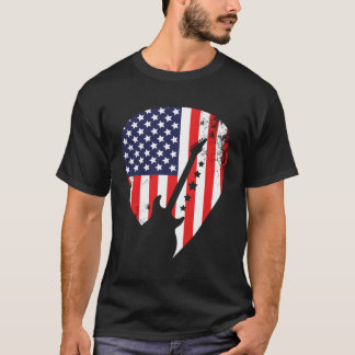 US Flag Rock'N Roll Plektrum für T-Shirt