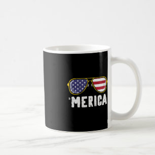 US Flag Sunglass Merica Gedenktag Patriot Men W Kaffeetasse