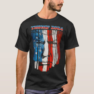 US Flag Trump Vintag Donald Trump 4. Juli T-Shirt