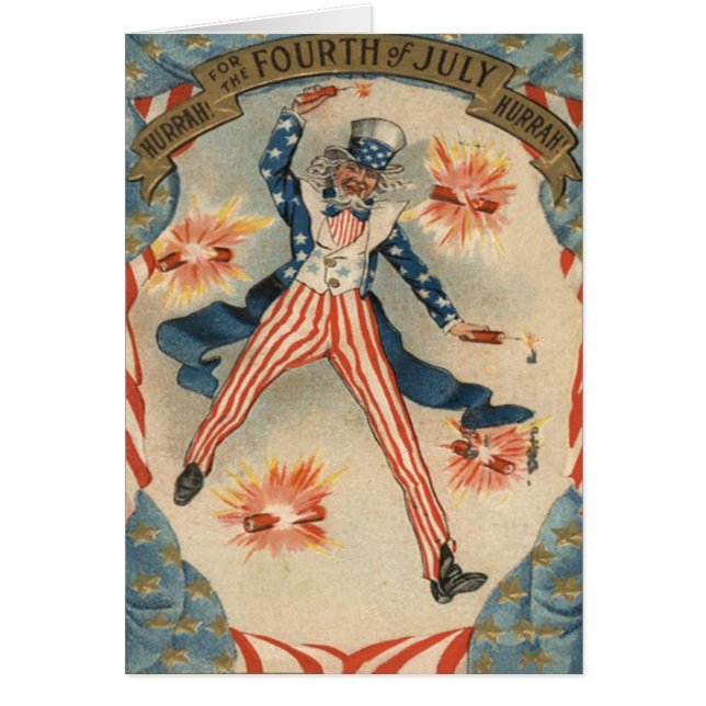 US Flag Uncle Sam Fireworks Firecracker (Vorne)