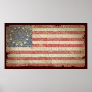 US-Flagge 1776 Poster