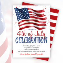 US Flagge 4. Juli Party
