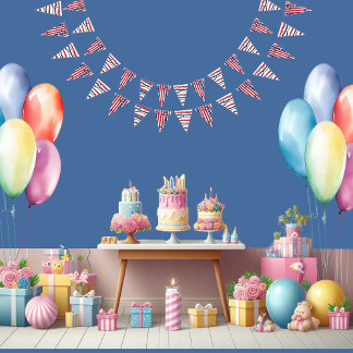 US Flagge 4. Juli Red White Blue Geburtstag