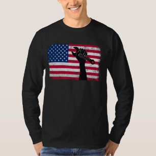 US-Flagge am Arbeitstag T-Shirt