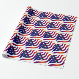 US Flagge American Flag USA Wrapping Paper Geschenkpapier