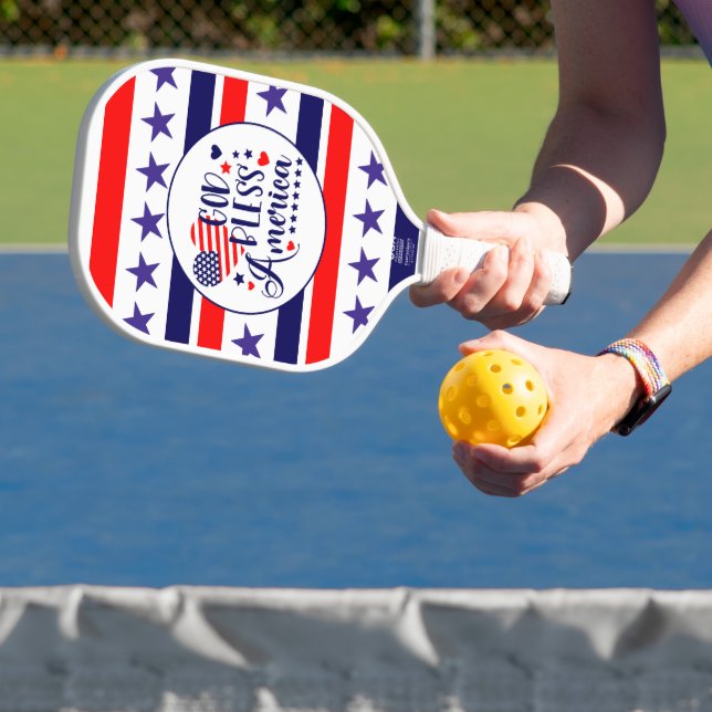 US Flagge Amerika Pickleball Schläger (InSitu)