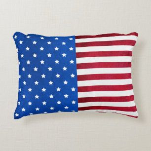 US Flagge-Amerikanische Flagge von Shirley Taylor Dekokissen