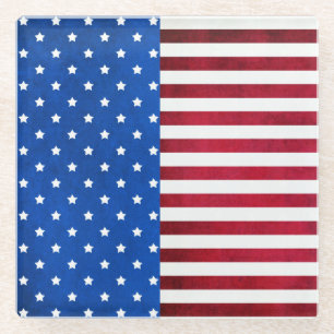 US Flagge-Amerikanische Flagge von Shirley Taylor Glasuntersetzer