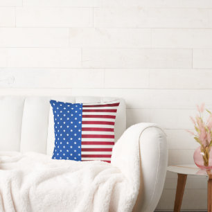 US Flagge-Amerikanische Flagge von Shirley Taylor Kissen