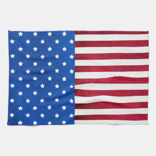 US Flagge-Amerikanische Flagge von Shirley Taylor Küchentuch