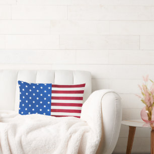 US Flagge-Amerikanische Flagge von Shirley Taylor Lendenkissen