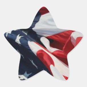 US Flagge-Aufkleber Stern-Aufkleber
