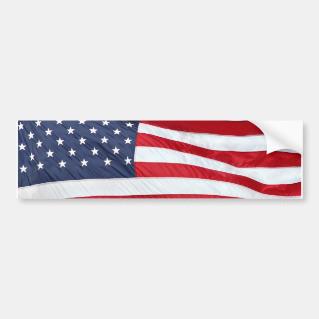 US Flagge Autoaufkleber (Vorne)