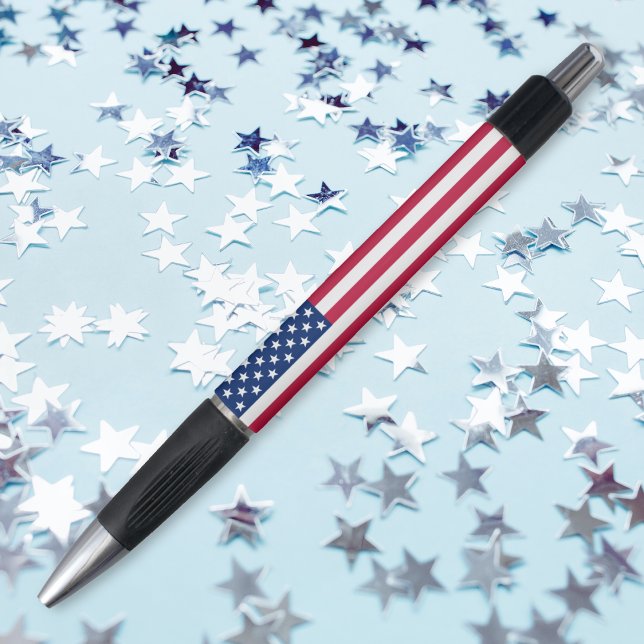 US FLAGGE Ballpoint Pen Kugelschreiber (USA American Flag Stars and Stripes Ballpoint Pen)
