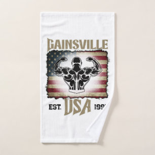 US Flagge Bodybuilding Handtuch