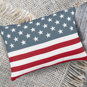 US Flagge der amerikanischen Flagge - Patriotik Dekokissen