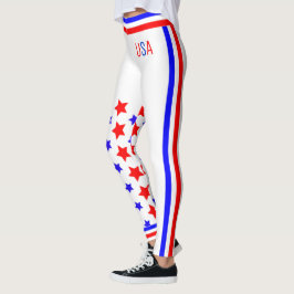US FLAGGE der USA (Kruste) Leggings