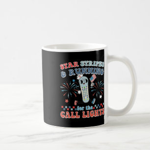 US Flagge, die für Anruflicht 4. J laufen Kaffeetasse
