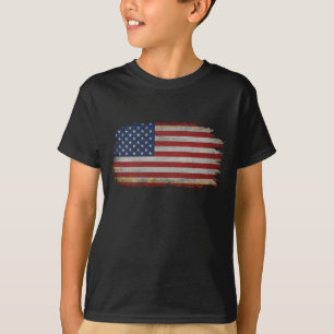 US-FLAGGE DISTRESSED PATRIOTISCHES GESCHENK T-Shir T-Shirt