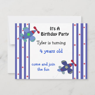 US Flagge Einladung zum Geburtstag