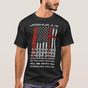US-Flagge Feuerwehrmann Christliche Bibel Feuerbra T-Shirt