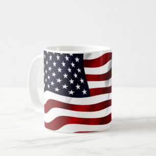 US FLAGGE FLAG KAFFEE TASSE