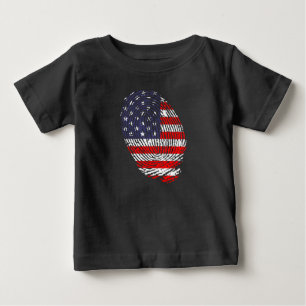 US-Flagge, Flagge der USA, amerikanische Flagge Baby T-shirt