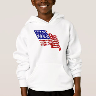 US-Flagge, Flagge der USA, amerikanische Flagge Hoodie