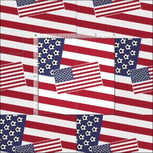US Flagge-Flagge für Fußball Stoff