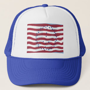 US Flagge - Flaggen für das Zeichen des Friedens Truckerkappe