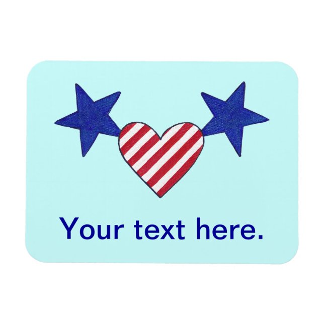 US Flagge Flex Magnet (Horizontal)