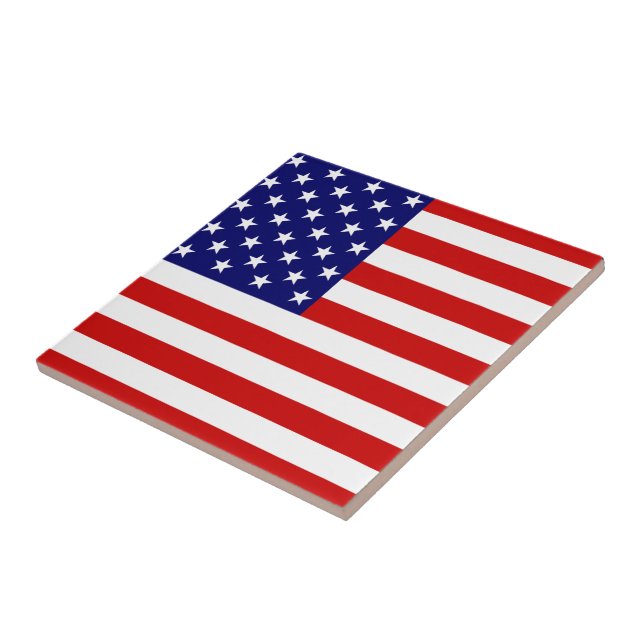 US-Flagge Fliese (Seite)