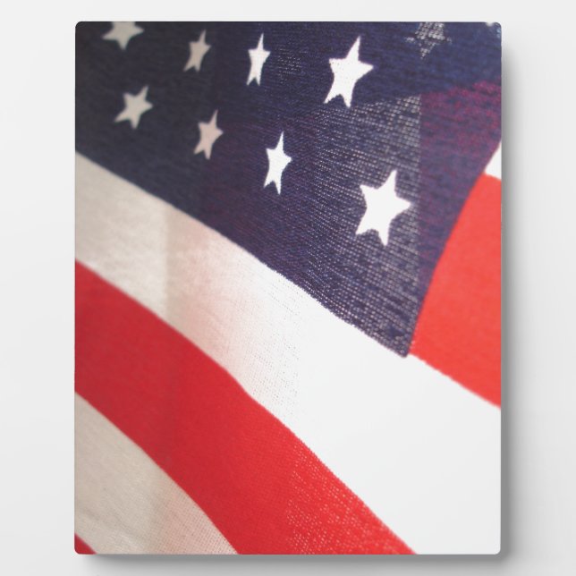 US Flagge Fotoplatte (Vorderseite)