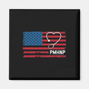 US-Flagge für Psychische Krankenpfleger Magnet